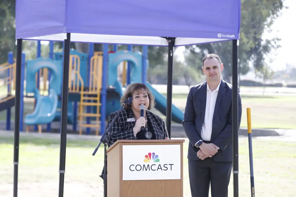 Comcast hosted a groundbreaking ceremony in Pixley, Calif. on November 6, 2024 to celebrate its network expansion into Tulare County.