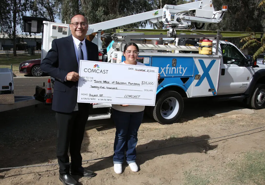 Comcast hosted a groundbreaking ceremony in Pixley, Calif. on November 6, 2024 to celebrate its network expansion into Tulare County.