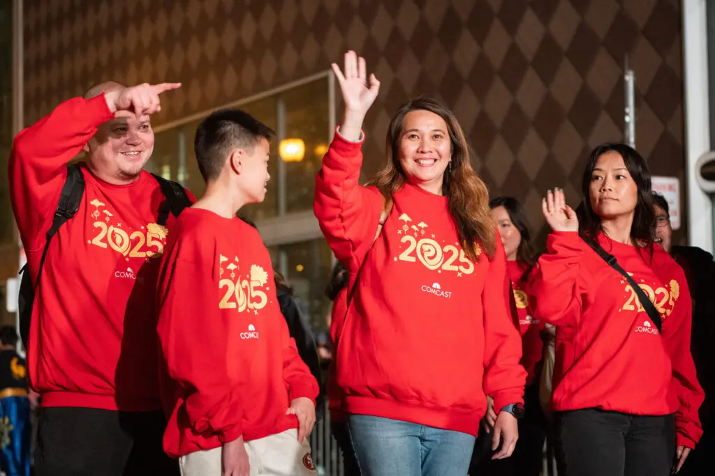 Comcast at Chinese New Year Parade in San Francisco