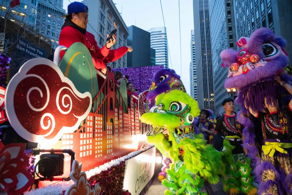 Comcast at Chinese New Year Parade in San Francisco
