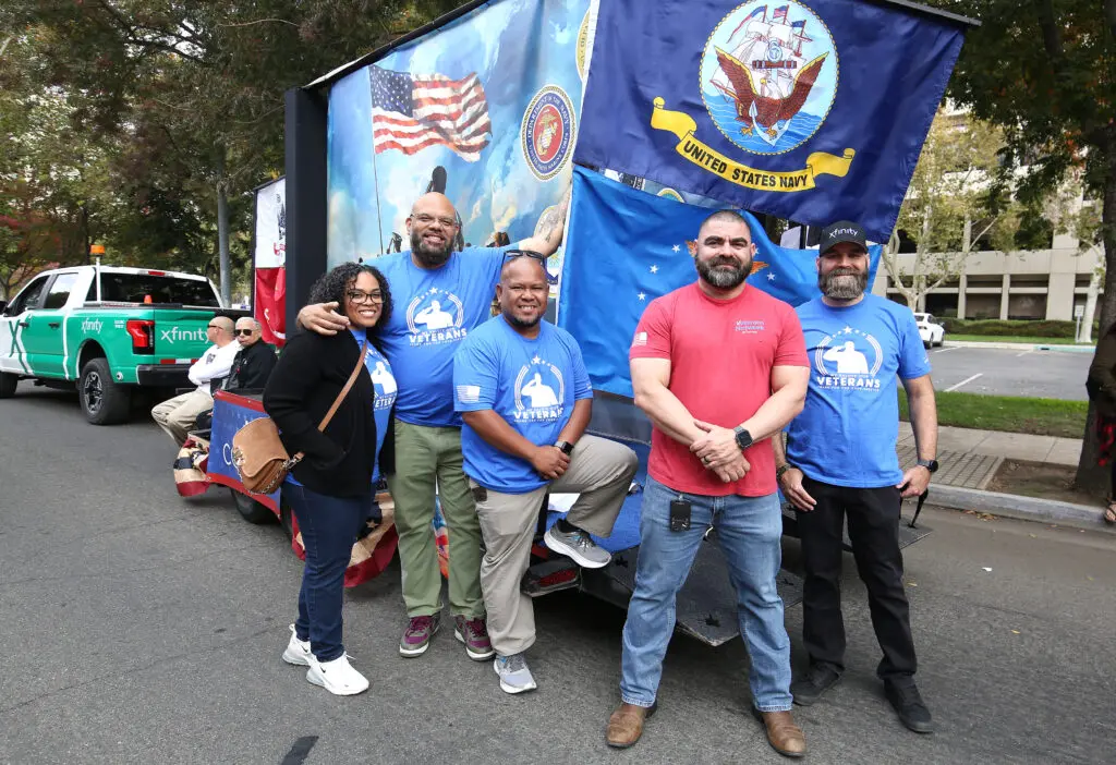 Comcast Celebrates Military Veterans at the 105th Central Valley Veterans Day Parade