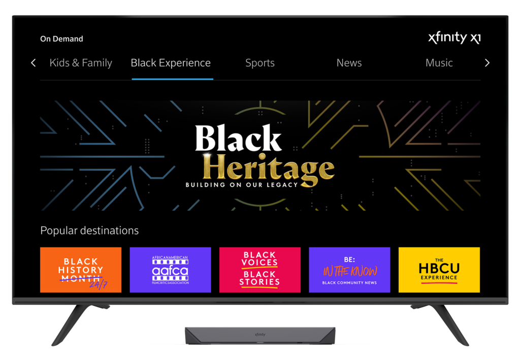 Black History Month, Xfinity