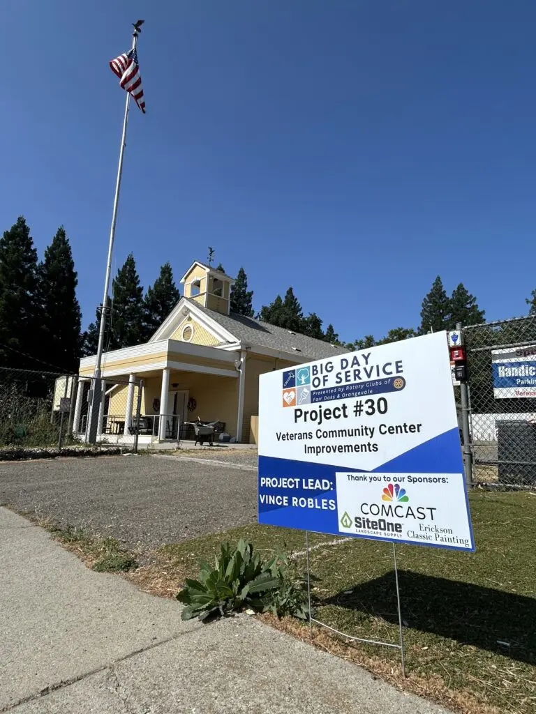 Comcast employees volunteer at the Veterans Community Center in Citrus Heights, Calif. for Big Day of Service