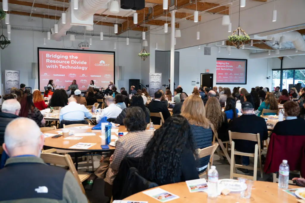 Bridging the Resource Divide with Technology conversation with Los Cien and Fast Forward, presented by Comcast on Wednesday, February 12, 2025 in Santa Rosa, Calif. (Don Feria/Comcast)