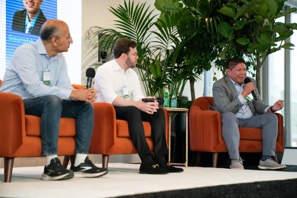 "AI in Action: How Bay Area Companies Are Using AI to Secure, Streamline, and Scale." panel discussion at KQED headquarters on Thursday, August 14, 2025 in San Francisco, California. Event sponsored by Comcast Business and the San Francisco Business Times. (Don Feria/Comcast)