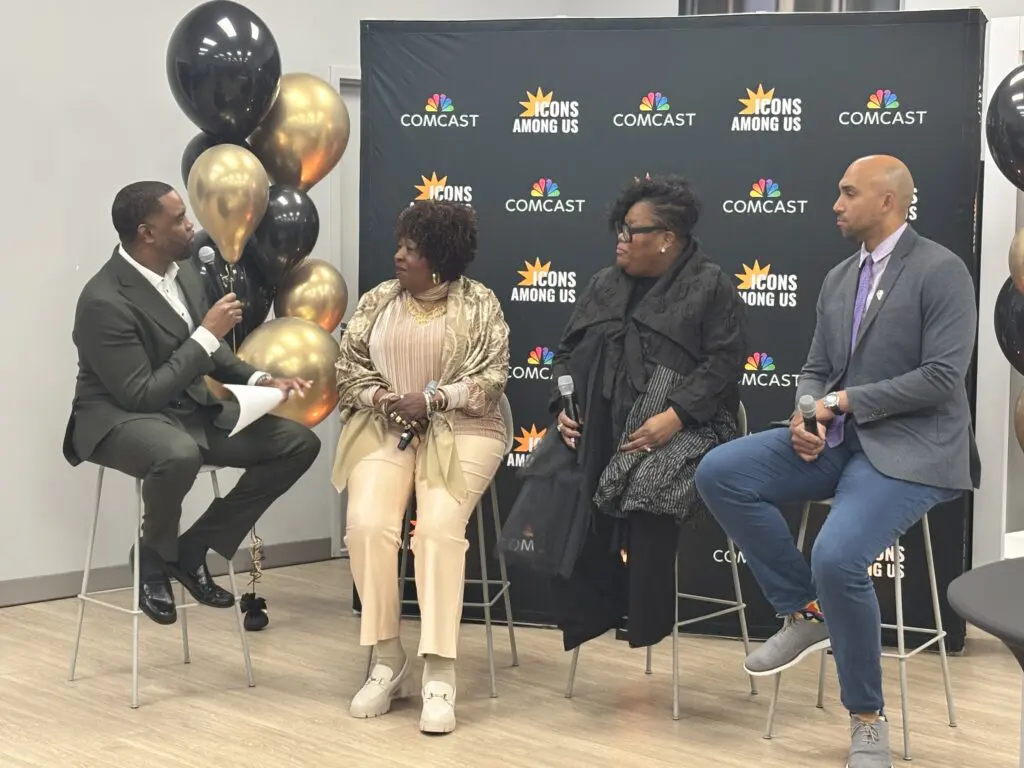 A panel of speakers at the 2026 Icons Among Us community celebration.