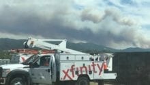 Comcast Technicians Assist Fire Relief Efforts in Mendocino County