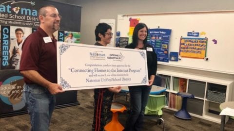 Comcast Partners with Sacramento’s Natomas Unified School District to Provide 1,000 Families with Free In-Home WiFi Access