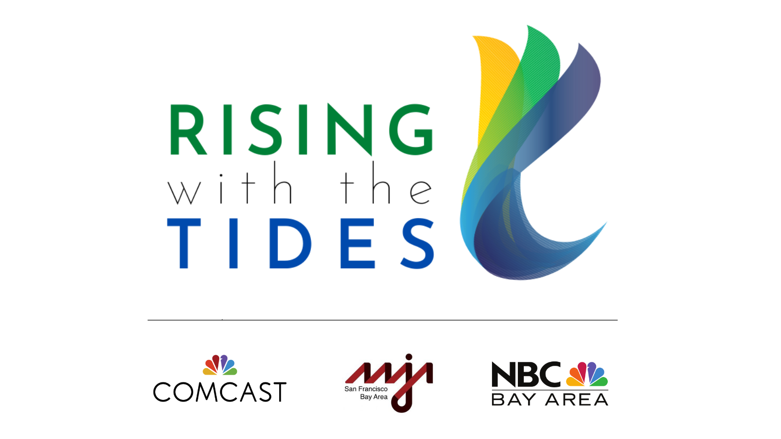 Rising With The Tides logo.