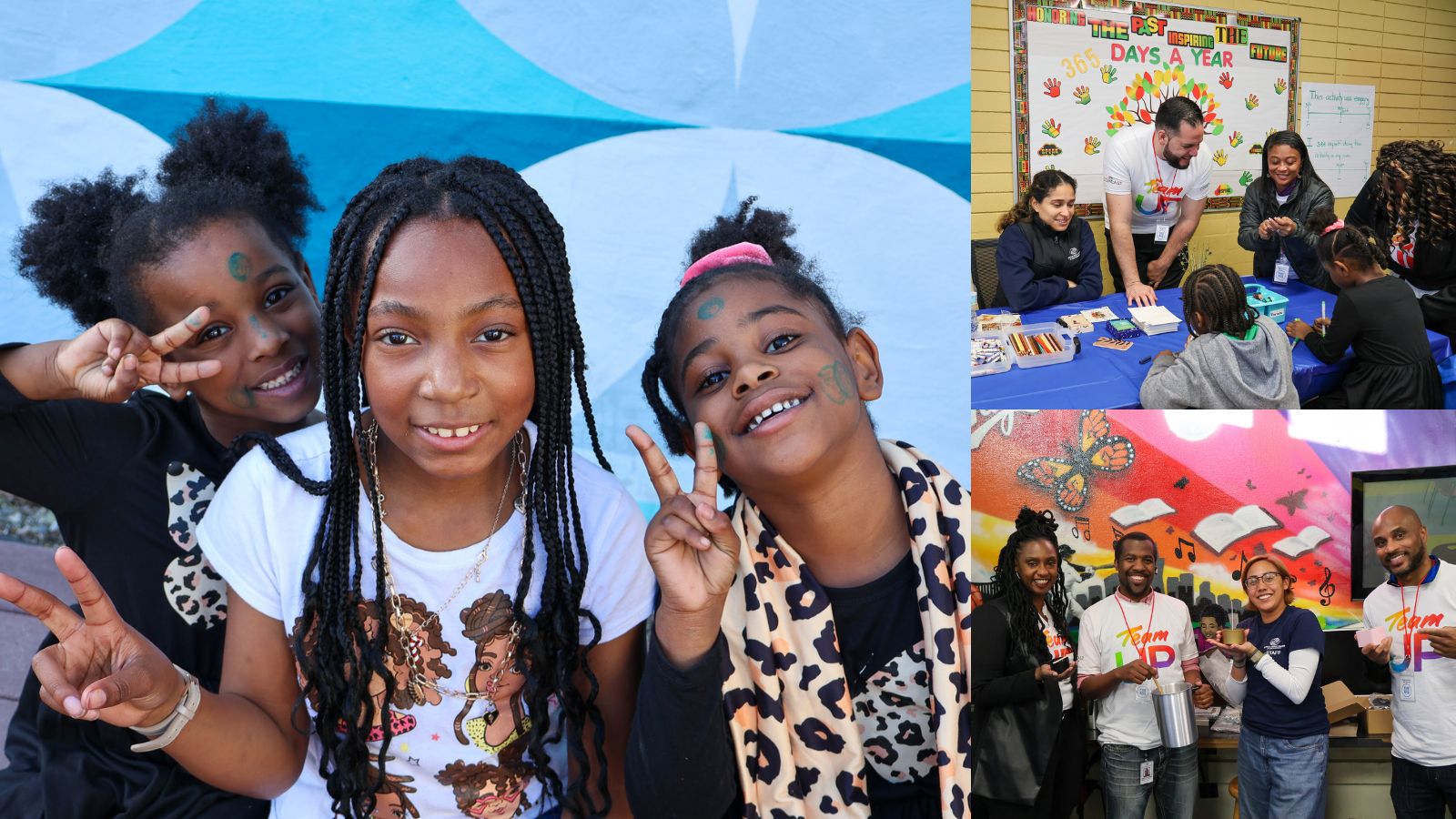 Comcast California teammates volunteer at the San Francisco Boys & Girls Club for a Black History Month event