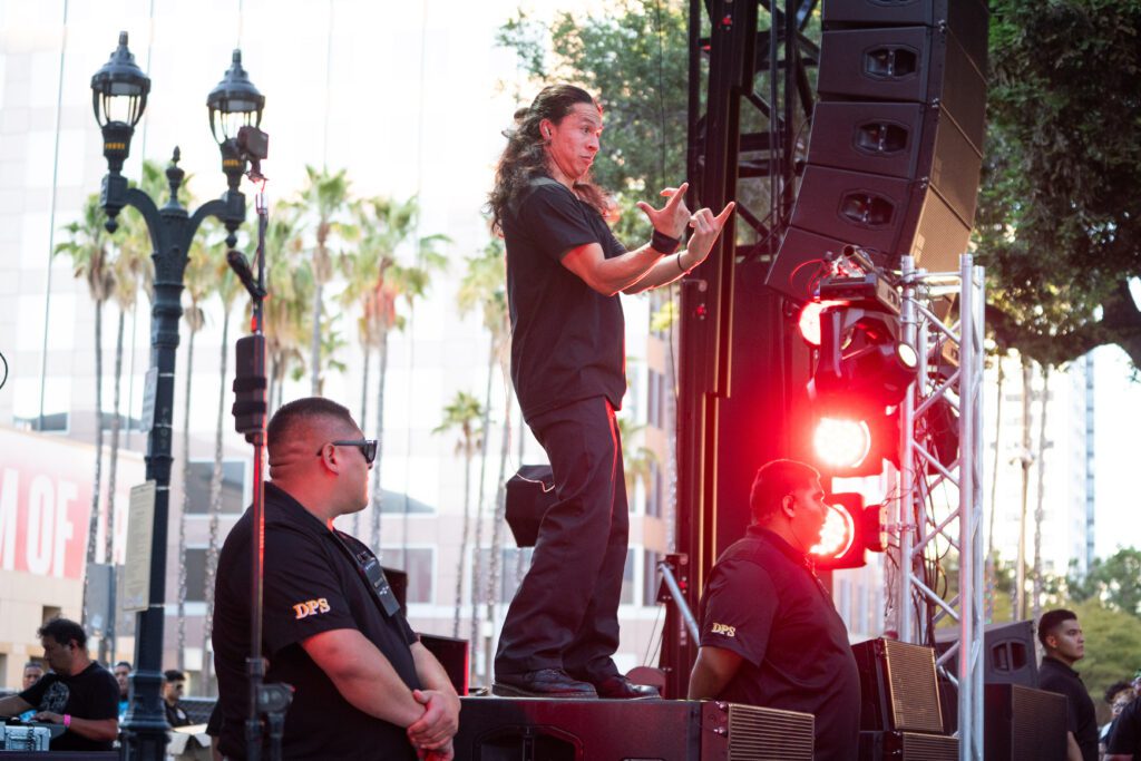 Comcast Brings American Sign Language interpreting services to "Music in the Park" for El Tri Concert on Saturday, June 21, 2024 in San Jose, Calif. (Don Feria/Comcast)