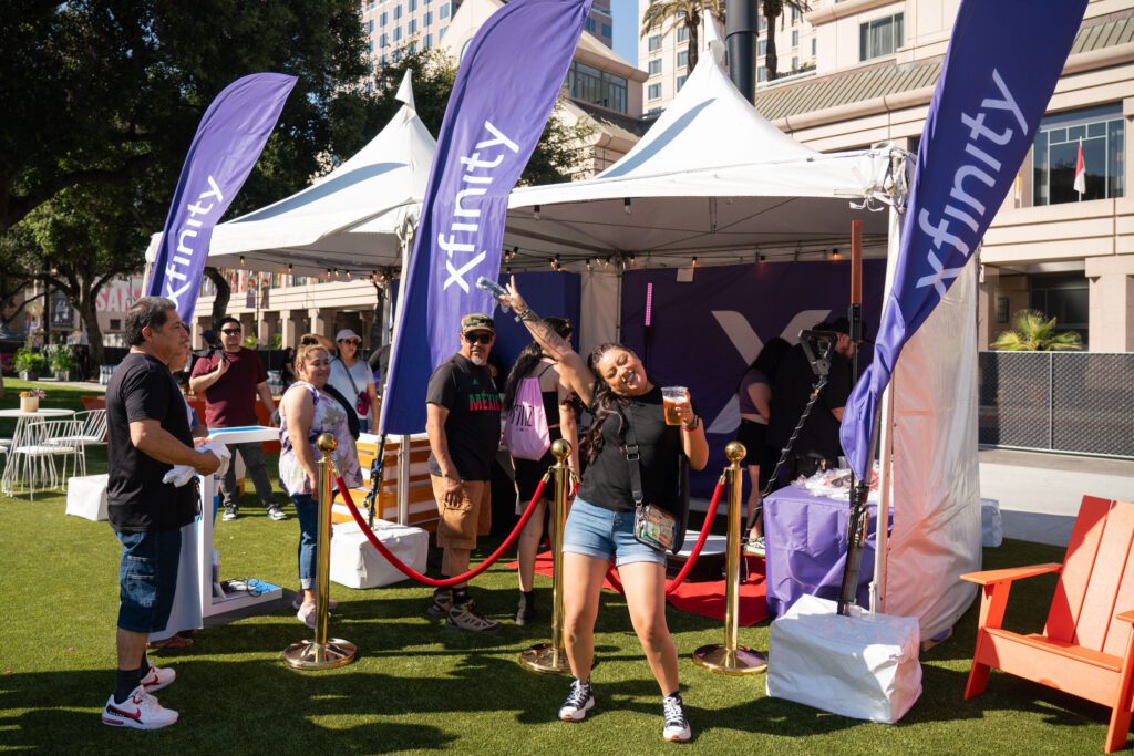 Comcast Brings American Sign Language interpreting services to "Music in the Park" for El Tri Concert on Saturday, June 21, 2024 in San Jose, Calif. (Don Feria/Comcast)