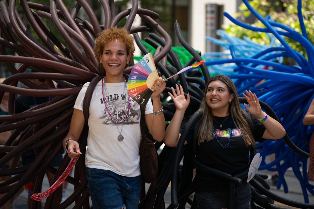 Comcast at San Francisco Pride Parade on Sunday, June 30, 2024, in San Francisco