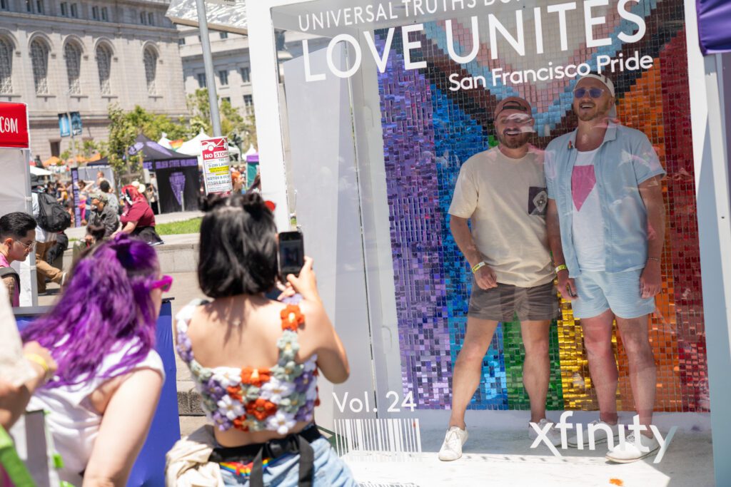 Comcast at San Francisco Pride Parade on Sunday, June 30, 2024, in San Francisco