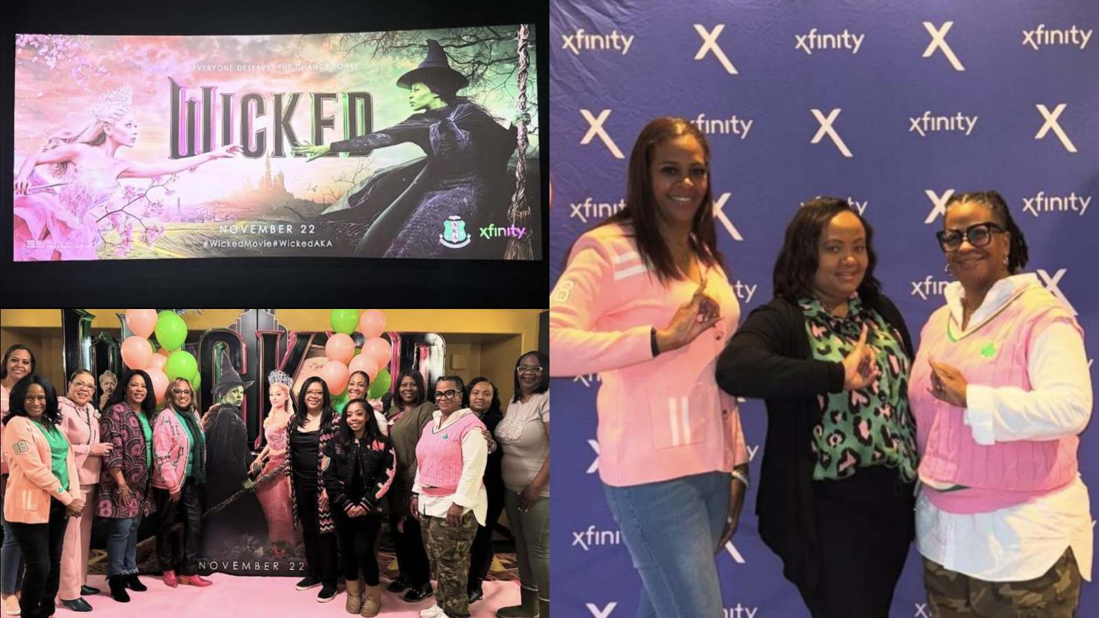 Wicked movie screening in Emeryville for AKA Sorority members