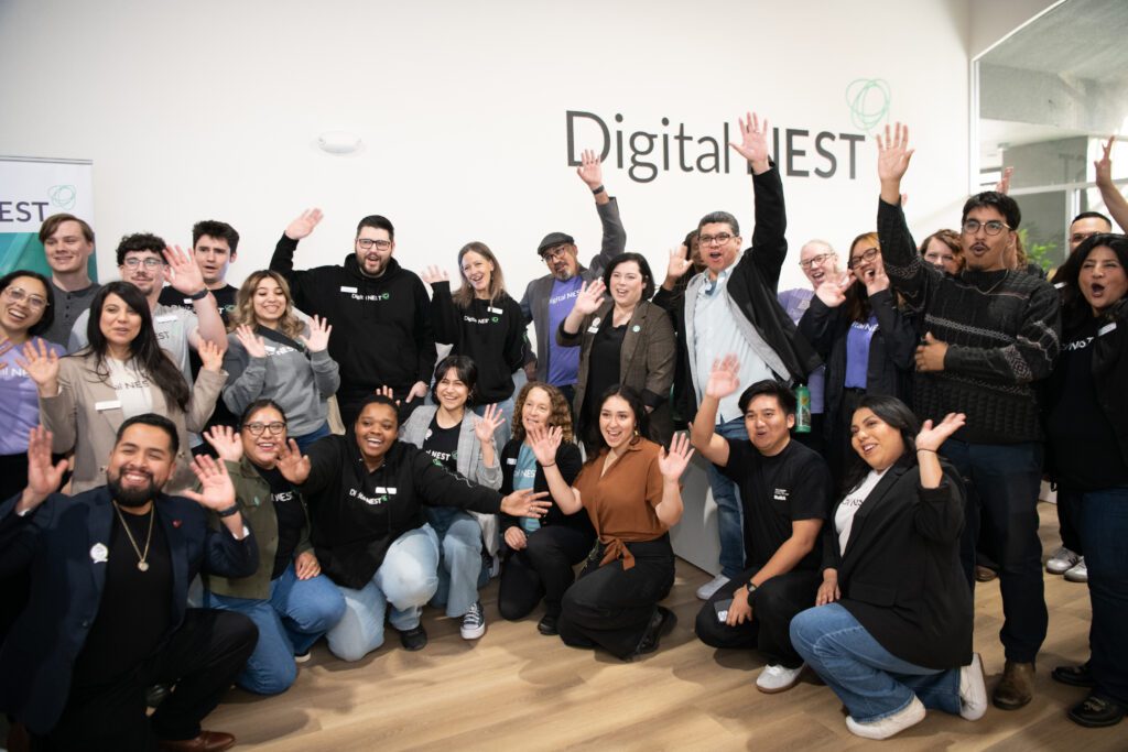 Digital Nest held its grand opening at its fifth location on Friday, January 24, 2025 in Stockton, CA. Comcast gave them a $200,000 check at the event. (Anne Chadwick Williams/Comcast)