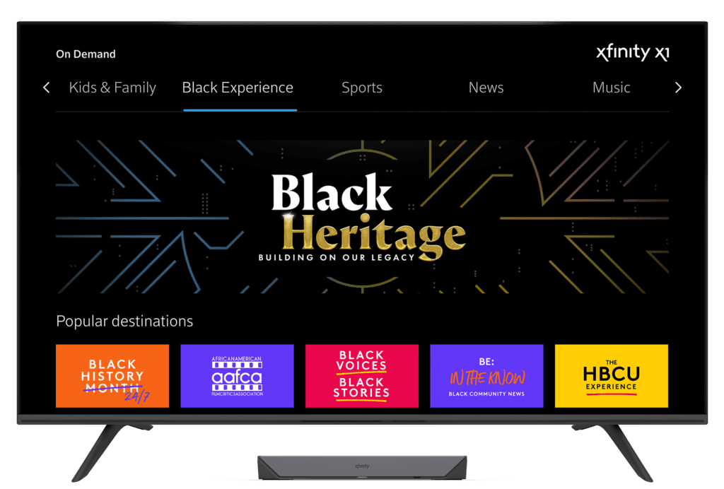 Black History Month, Xfinity