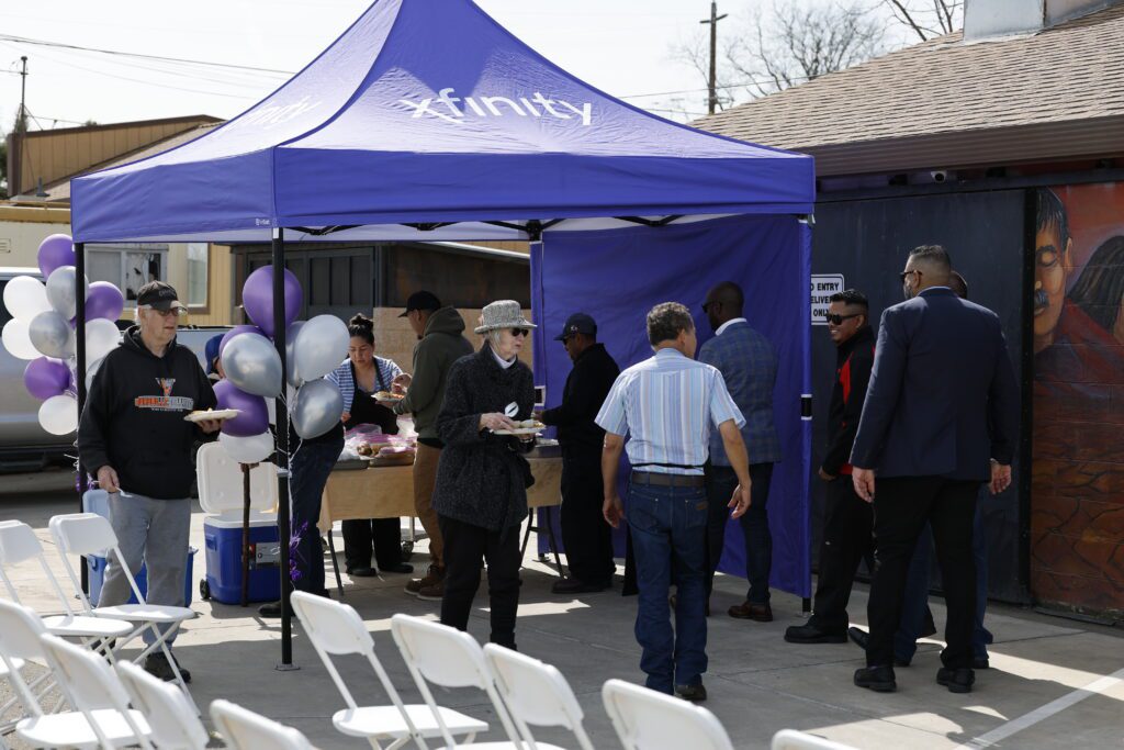Comcast hosts groundbreaking ceremony for network expansion in Elmira, Calif. on March 20, 2025.