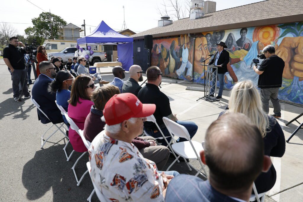 Comcast hosts groundbreaking ceremony for network expansion in Elmira, Calif. on March 20, 2025.