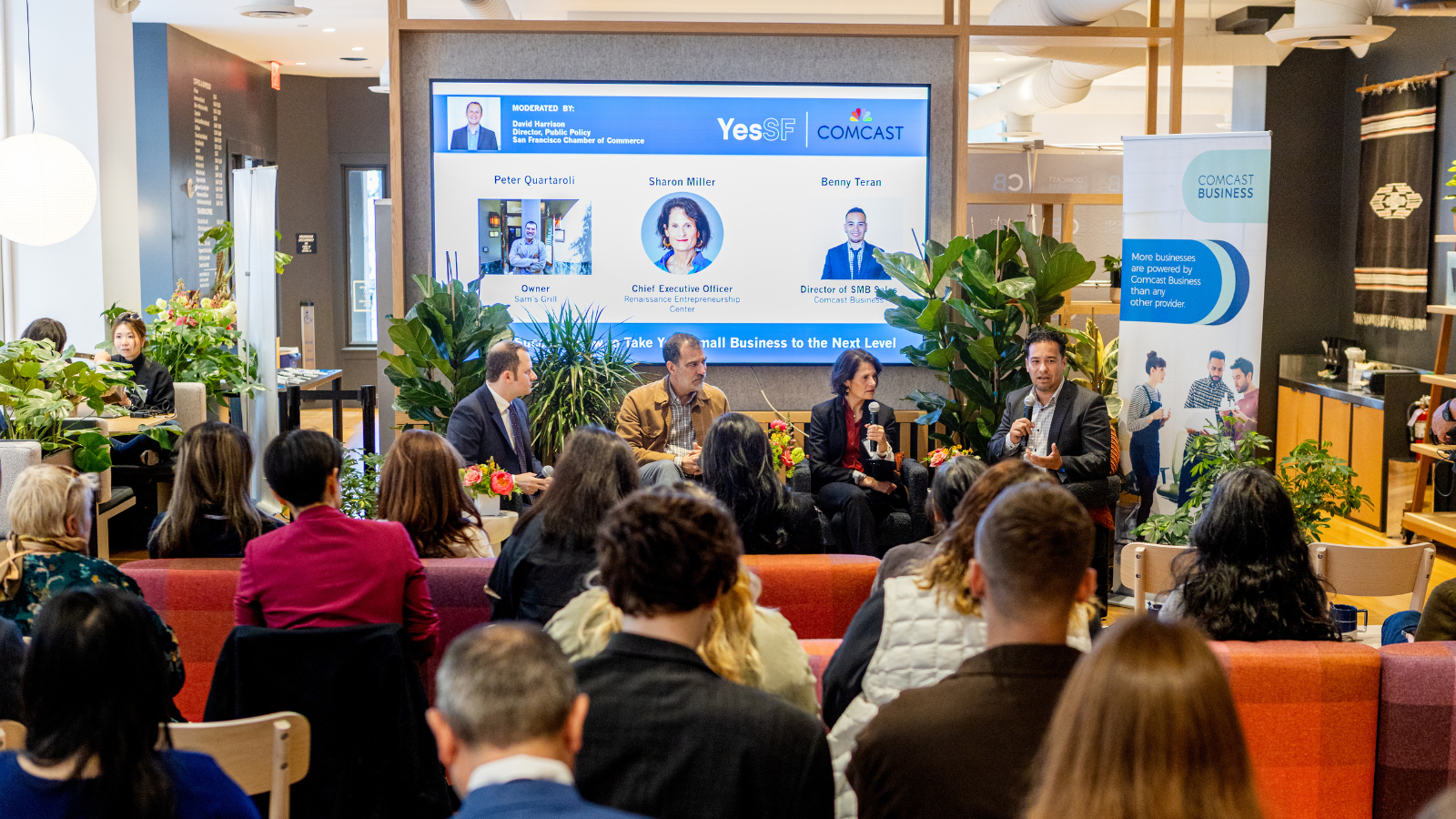 Scaling for Success Event. Comcast Business Celebrates Small Business Week with Bay Area Entrepreneurs