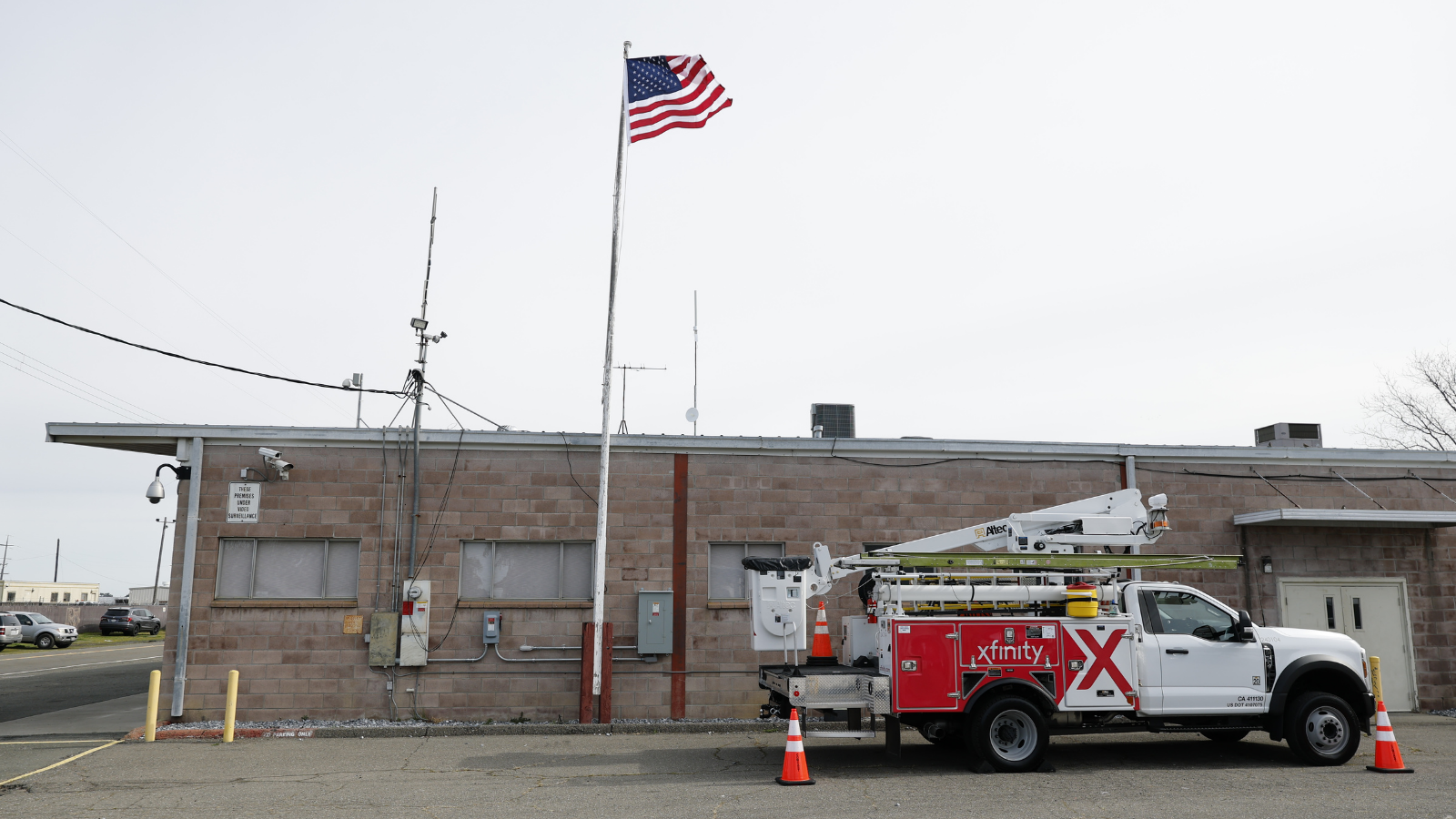 Operation Old Glory: Comcast replaced a worn flag at Vacaville Fire District Station 65 in Elmira, California