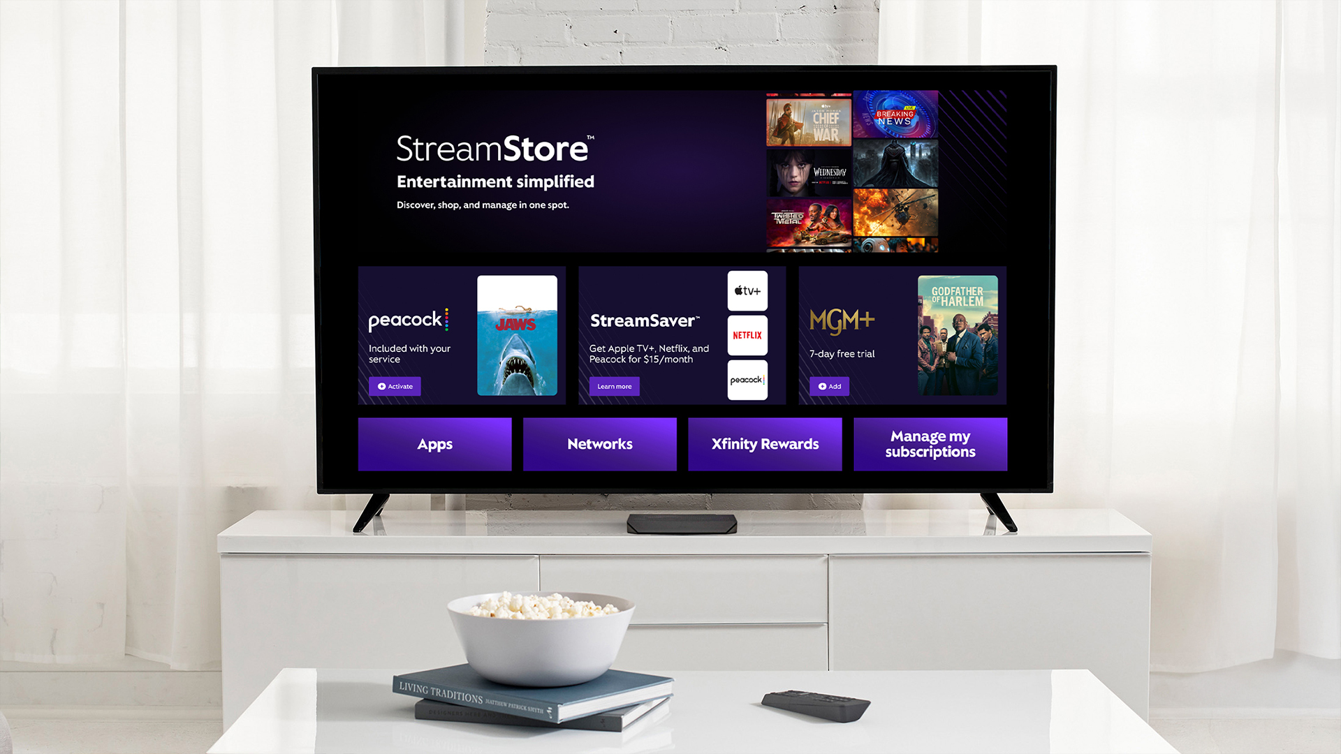 Comcast's Xfinity unveils StreamStore