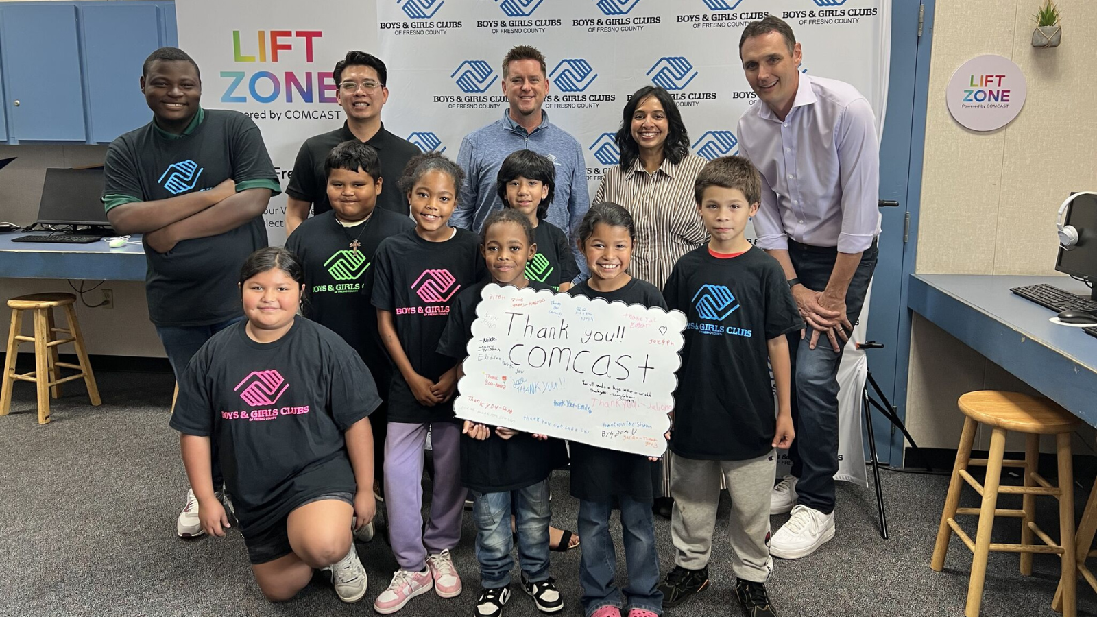 Comcast Donates $40,000 to Boys & Girls Clubs of Fresno County to Support Digital Opportunities for Students
