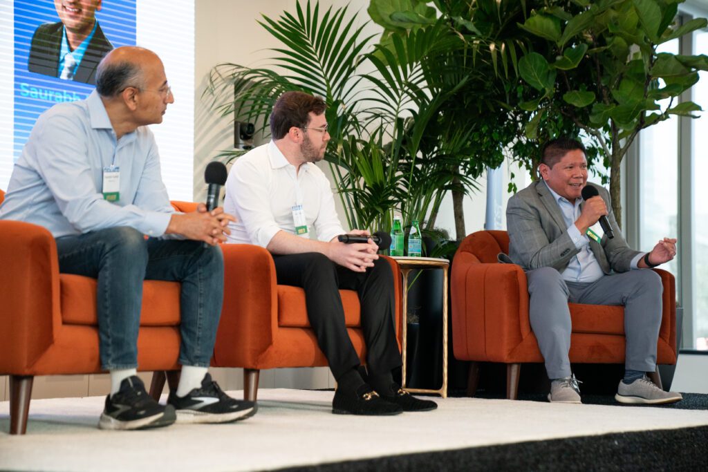 "AI in Action: How Bay Area Companies Are Using AI to Secure, Streamline, and Scale." panel discussion at KQED headquarters on Thursday, August 14, 2025 in San Francisco, California. Event sponsored by Comcast Business and the San Francisco Business Times. (Don Feria/Comcast)