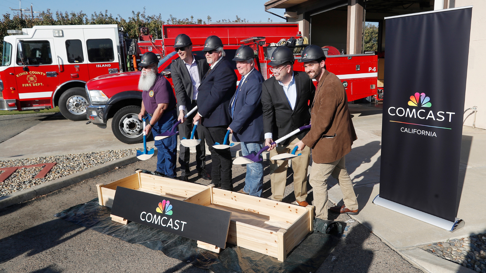 Comcast Breaks Ground in the Rural Area of Kings County to Connect Homes and Businesses to High-Speed Internet